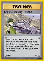 Brock's Onix G1 21  Pokemon TCG POK Cartes