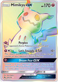 Mimikyu-GX LOT 206  Pokemon TCG POK البطاقات